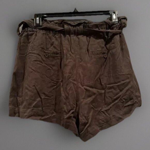 Dynamite Dark Green Olive Shorts Drawstring with Pockets Medium - Picture 3 of 5